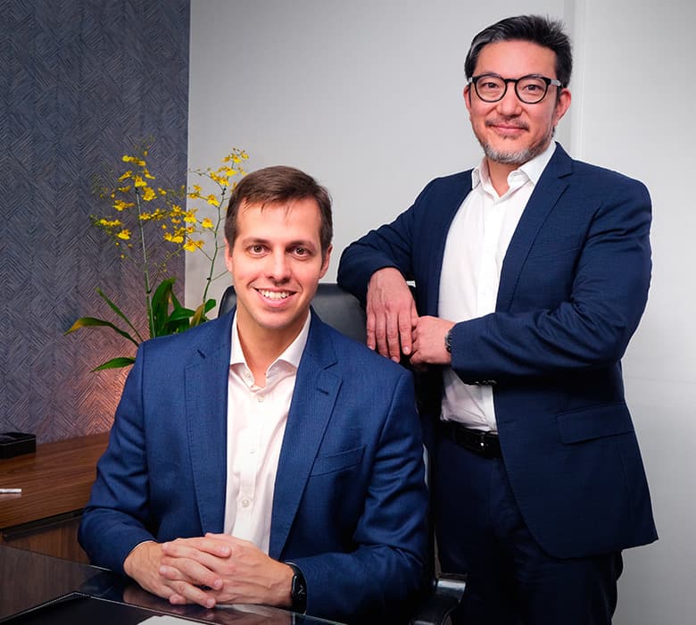 Dr. Fábio Kamamoto e Dr. Vitor Gornati, idealizadores do Lipedema Academy